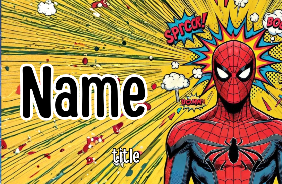 Spiderman Badges