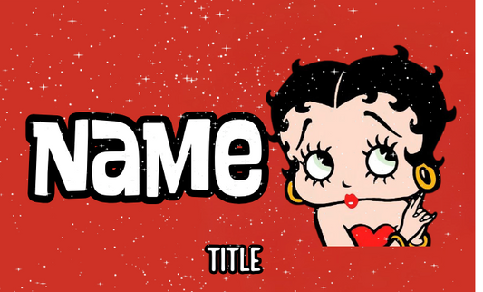 Betty Boop Badges