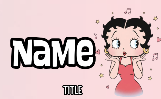 Betty Boop Badges