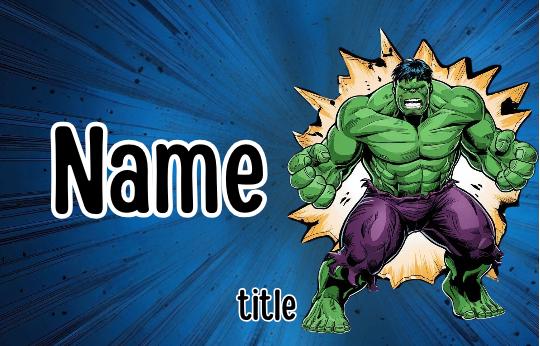 Hulk Badges