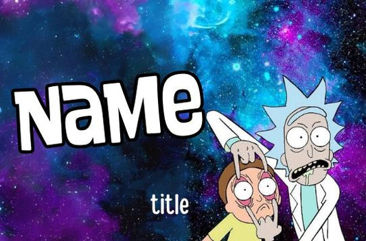 Rick and Morty Badges