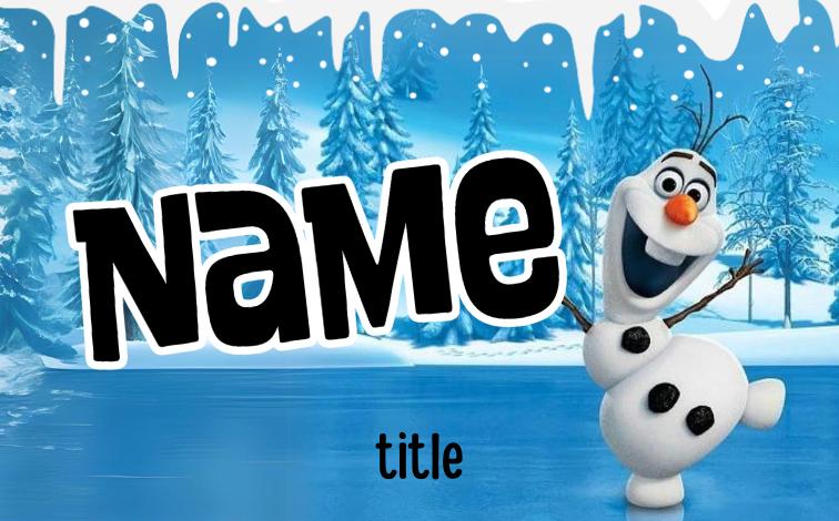 Frozen Badges