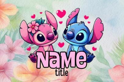 Lilo & Stitch Badges