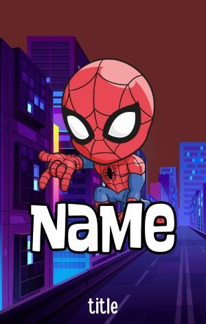 Spiderman Badges