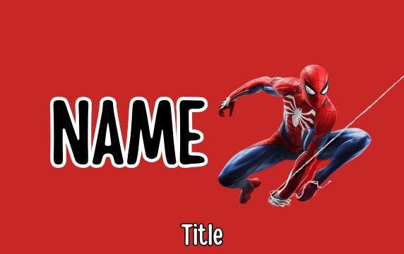 Spiderman Badges