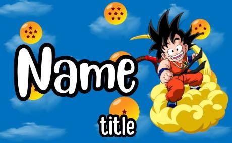 Dragon Ball Z Badges