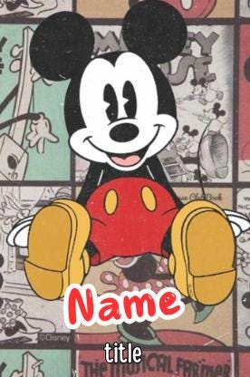 Mickey/Minnie & Friends Badges